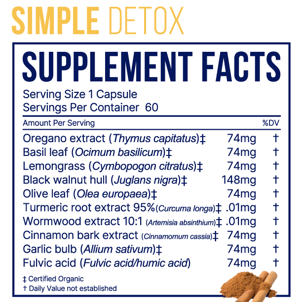 Simple Detox - Simple Temple Supplements