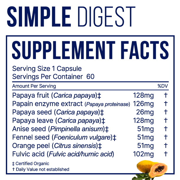 Simple Digest - Simple Temple Supplements